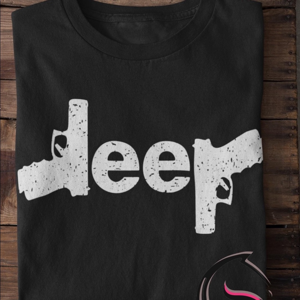 Long Sleeve Jeep Guns T-shirt